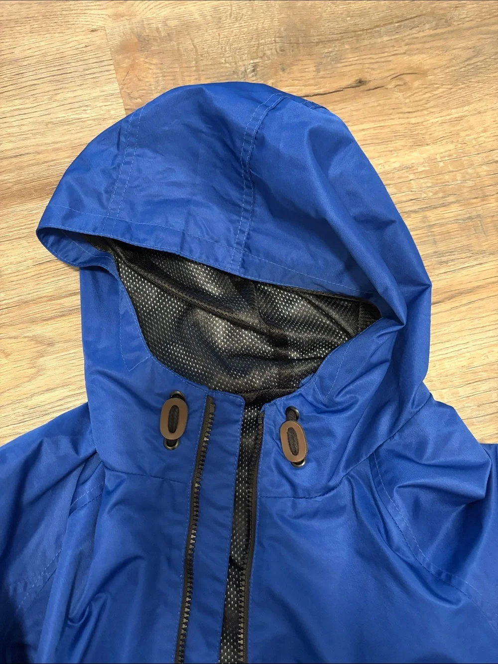 Men's Blue Hooded Jacket
